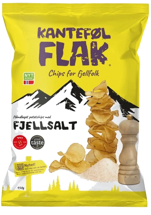 Kantefølflak Fjellsalt 150g