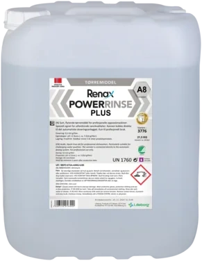 Renaxpowerrinse Plus A8 20l Flytende Tørremiddel