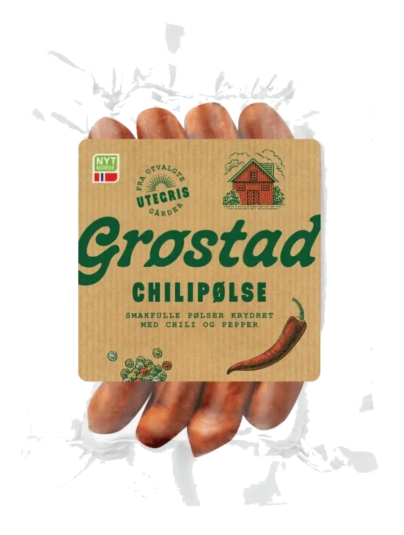 Chilipølse 240g Grøstad