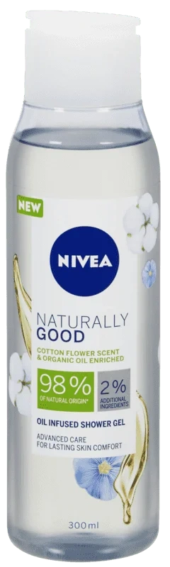 Nivea Shower Naturally Good Cotton Flower 300ml