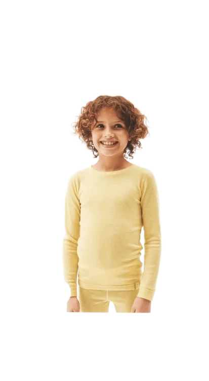 Wool Top Kids Yellow Cream 134-140