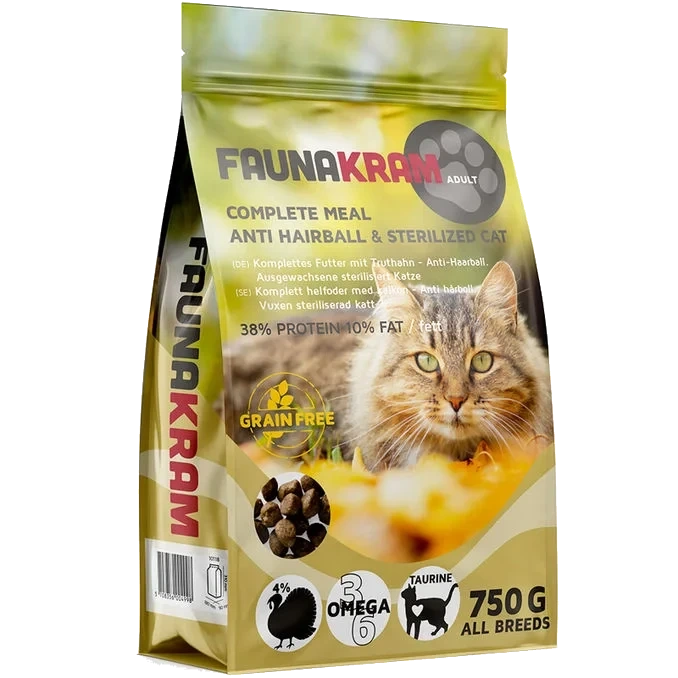 Helfoder Katt Anti Hårbollar