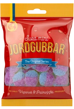 Sura Mini Jordgubbar Vegansk 80g
