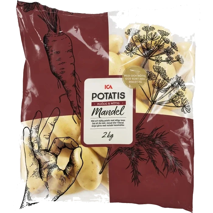 Mandelpotatis 2kg Klass 1 ICA