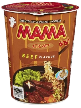 Mama Inst Noodles Cup Beef Flavour 70gr
