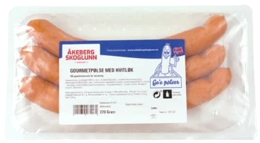 Åkeberg Skoglunn Gourmetpølse m/Hvitløk 270g