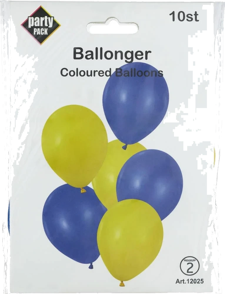 Ballonger Blå & Gula