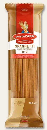 PastaZara Spaghetti Fullkorn 500g
