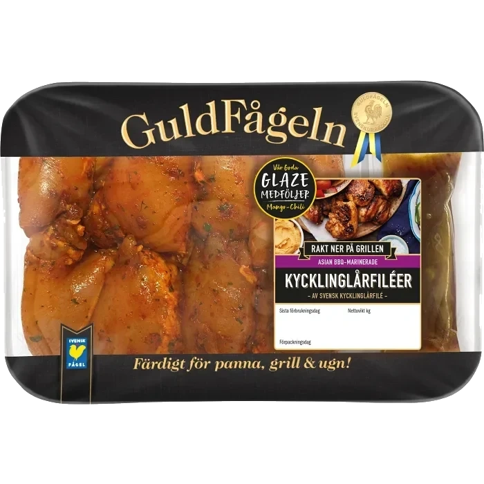 Kycklinglårfilé Färsk Asian BBQ ca 800g Guldfågeln