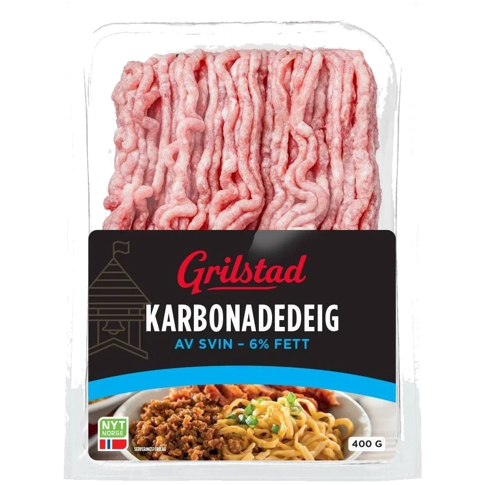 Karbonadedeig av svin