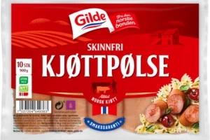 Kjøttpølse Skinnfri 900g Enh