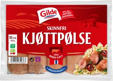 Kjøttpølse Skinnfri 900g Enh
