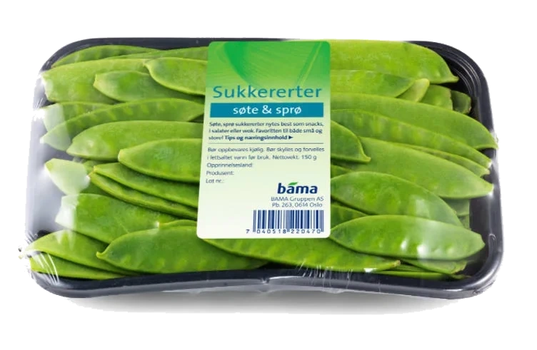 Sukkererter Flate 150g