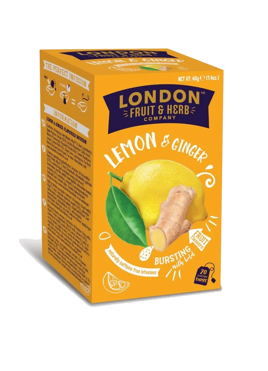 London Fruit & Herb Tea Lemon & Ginger