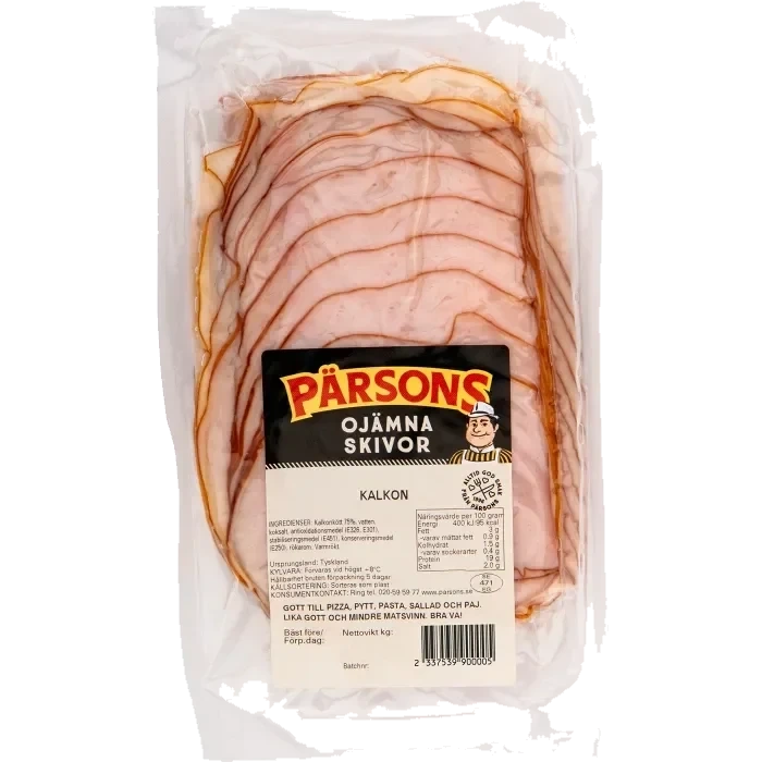 Rökt Kalkon Ojämna Skivor ca 300g Pärsons