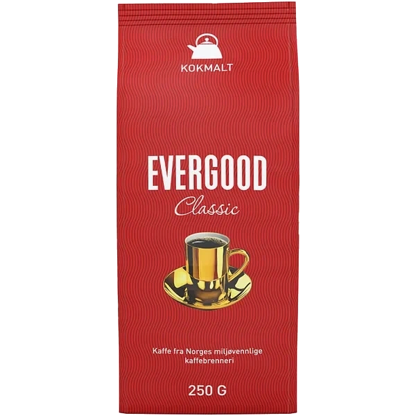 Evergood Classic Kokmalt 250g Kartong 12stk