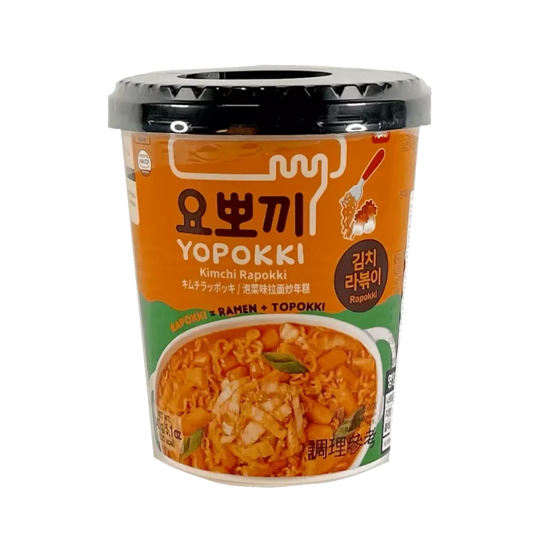 Yopokki Ricecake & Ramen Cup Kimchi 145 g