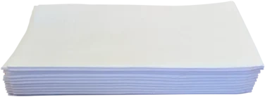 Middagsserviett, 3-lags, 1/8 Fold, 40x40cm, Hvit, Nyfiber