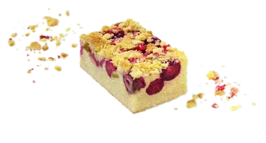 Jordbær-/rabarbrakake 20stk 2,4kg