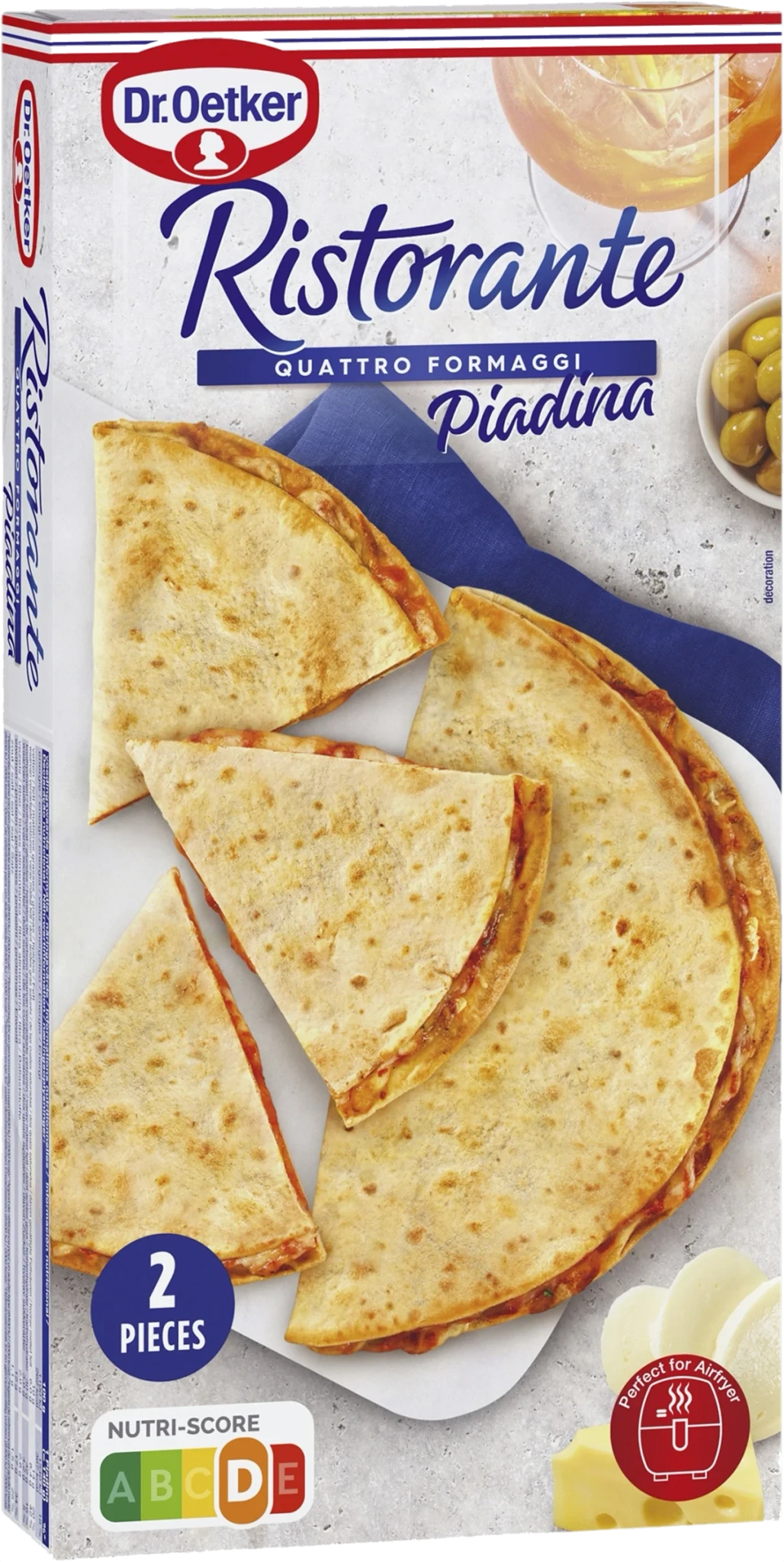 Pizza Piadina Quattro Formaggi 2-pack