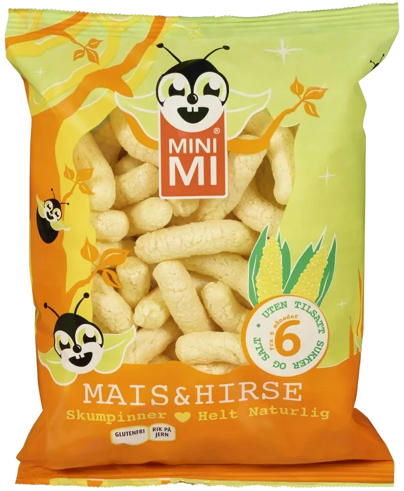 Skumpinner mais og hirse