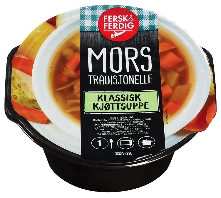 Kjøttsuppe Klassisk 324ml Fersk&Ferdig