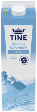 Tinemelk Skummet Kultur 1000g Tine