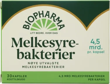 Melkesyrebakterier 30stk Biopharma