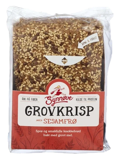 Grovkrisp Med Sesamfrø 170g