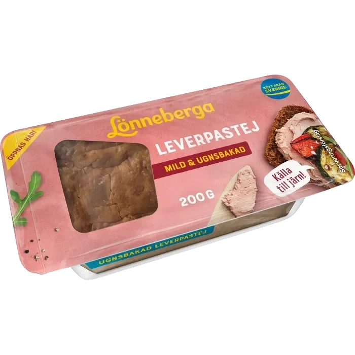 Leverpastej Ugnsbakad 200g Lönneberga