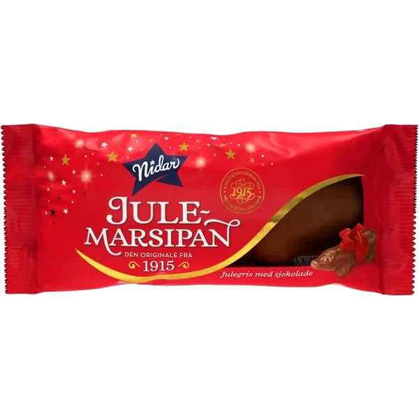 Marsipangris Liten M/sjokolade 60g Nidar
