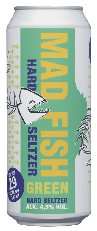Mad Fish Hard Seltzer Green 0,5l boks
