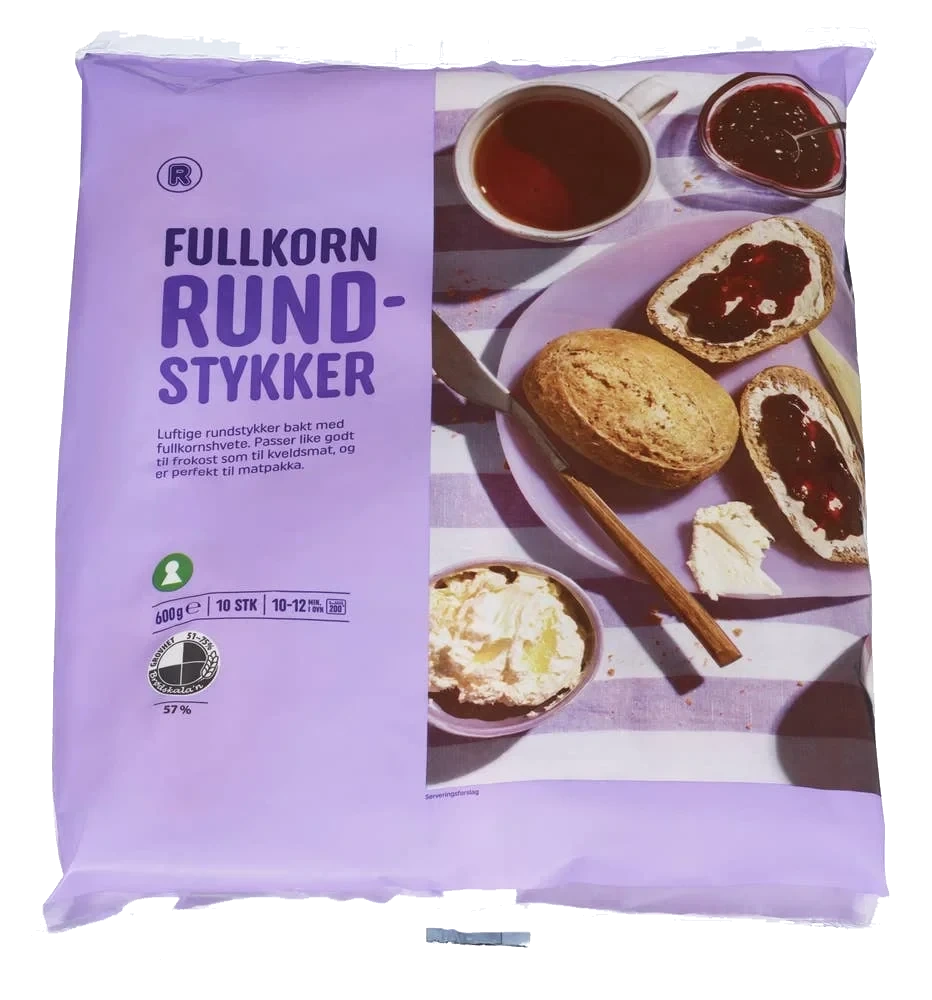 Fullkornsrundstykker