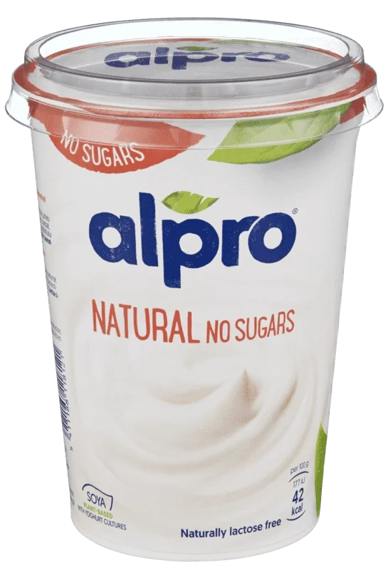 Alpro Soyayoghurt Natural Sukkerfri 500g