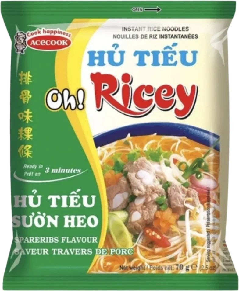 Oh!ricey Rice Noodle Sparerib Flv 70g