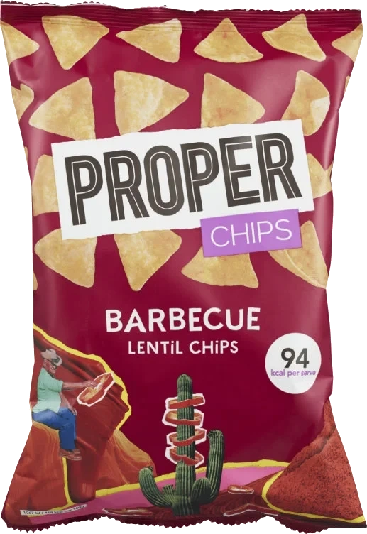 Proper Chips Barbecue Lentil 85g