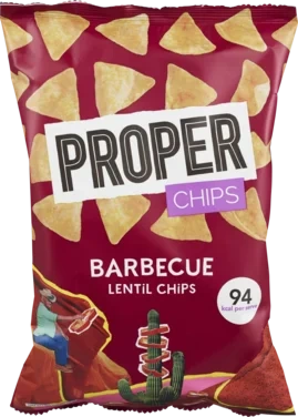 Proper Chips Barbecue Lentil 85g