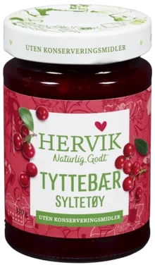 Hervik Tyttebærsyltetøy 330g