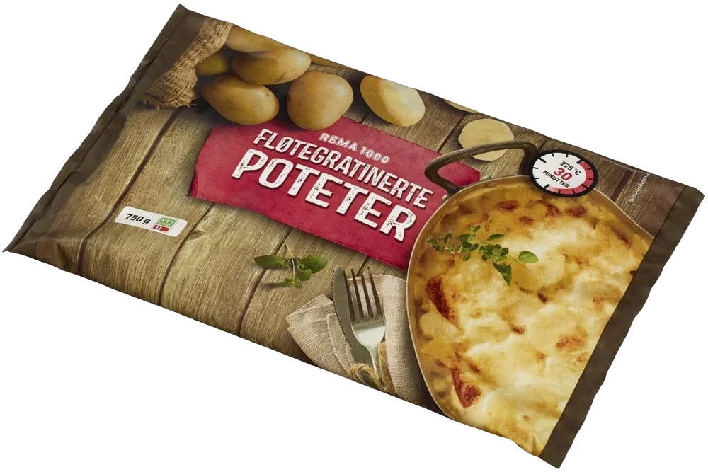 Fløtegratinerte Poteter 750 g