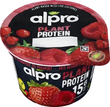 Plantebasert Yoghurt High Protein Røde Bær