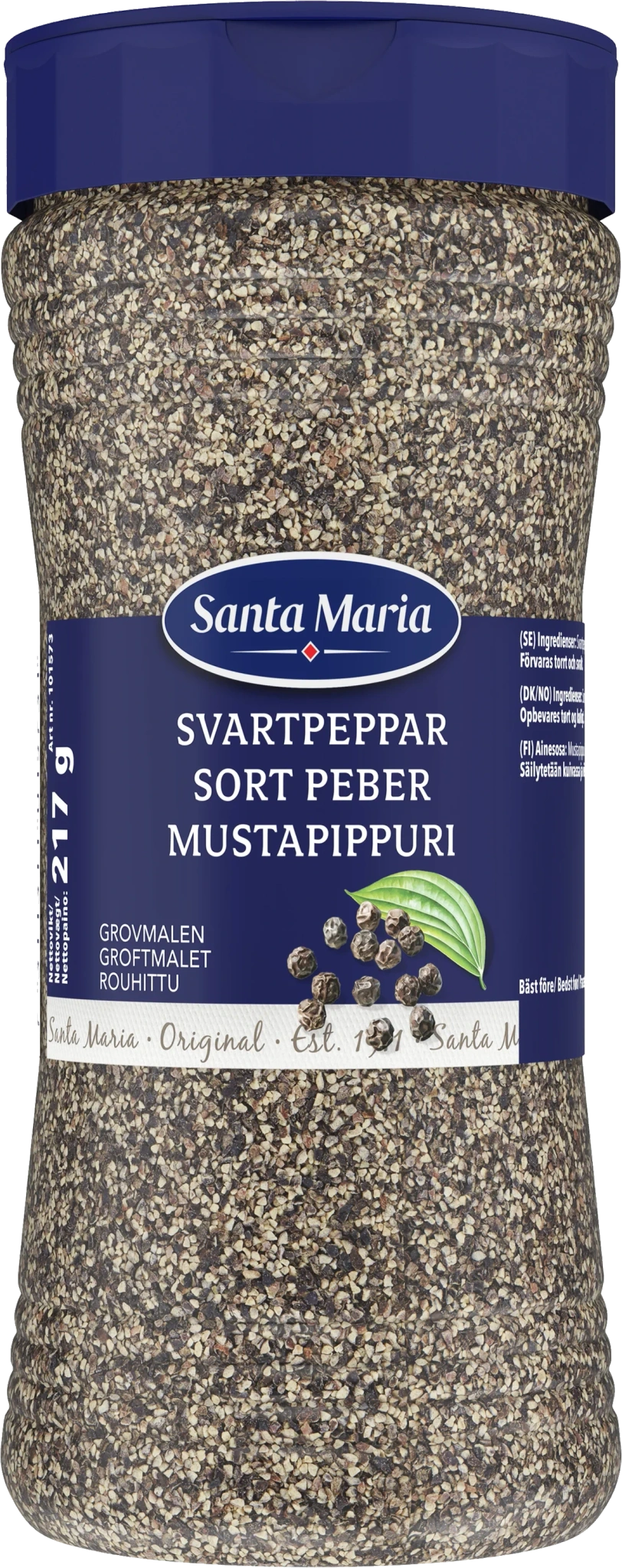 Svartpeppar Grovmalen