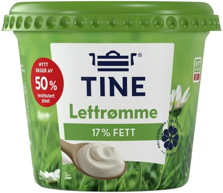 Tine Lettrømme 17 % 300g