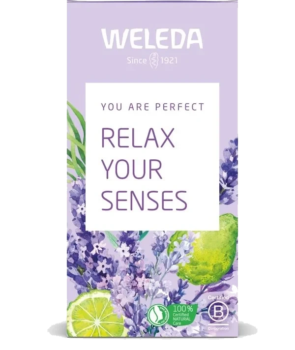 Gavesett med Weleda Relaxing Body Oil (100 ml) og Aroma Shower Relax (200 ml)