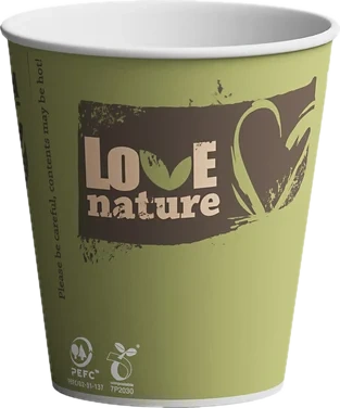 Kaffebeger 25cl Miljøvennlig 80mmø