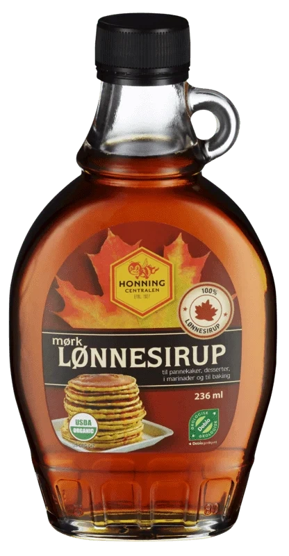 Honningcentralen Økologisk Mørk Lønnesirup 236ml