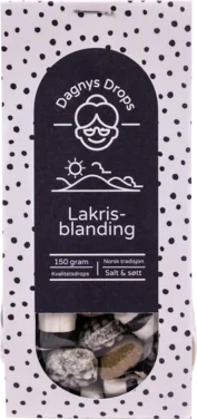 Dagnys Drops - Lakrisblanding Salt og Søtt,150g, Norgodt As