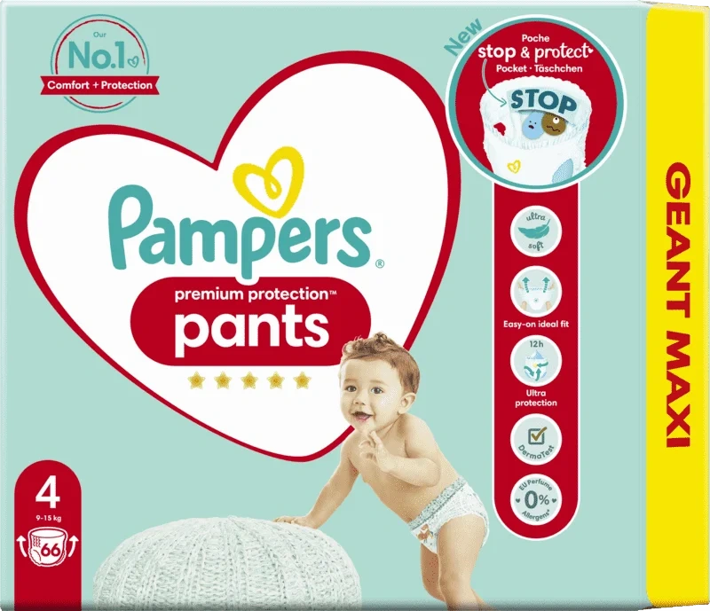 Pampers Premiumprotection Pants S4 9-15kg 70stk