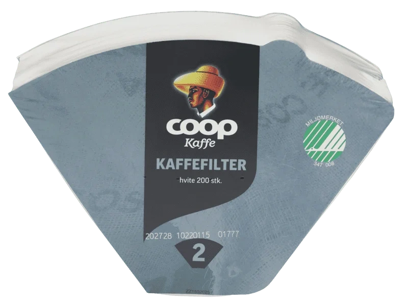 Coop Kaffefilter 2/200stk