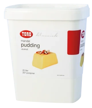 Mandelpudding Usukret Klassisk Toro