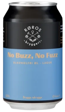 No Buzz No Fuzz Alkoholfri Øl 0,33l bx Røros Bryggeri